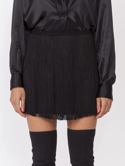 Shop Saint Laurent Tassel Mini Skirt