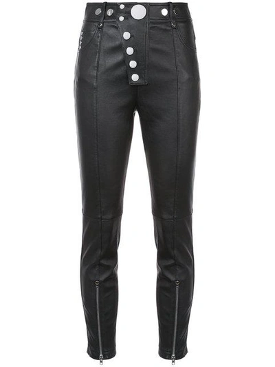 Shop Alexander Wang Cropped Skinny Trousers