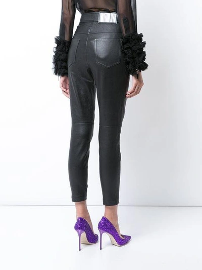 Shop Alexander Wang Cropped Skinny Trousers