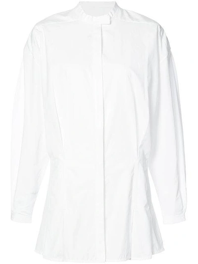 Shop Ellery Flared Button-down Shirt