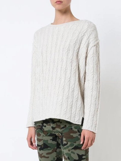 Shop Nili Lotan Cable Knit Sweater