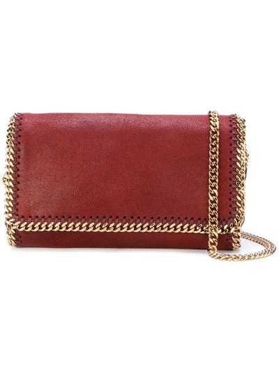 Shop Stella Mccartney Falabella Crossbody Bag - Red