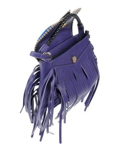 Shop Sara Battaglia Handbags In Purple