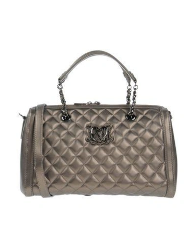 Love Moschino Handbag In Grey