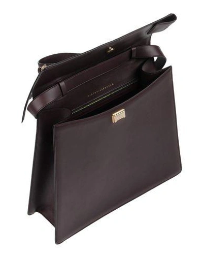 Shop Victoria Beckham Handbag In Maroon