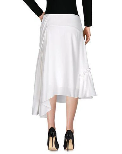 Shop Jw Anderson 3/4 Length Skirt In White