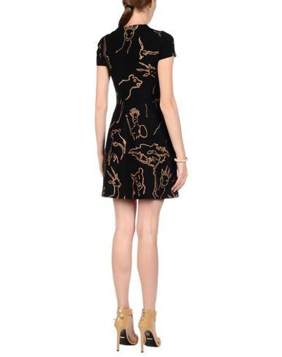 Shop Valentino Short Dress In Black