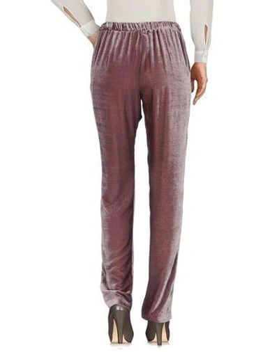 Shop Dries Van Noten Casual Pants In Light Purple