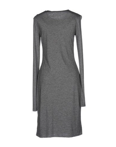 Shop Acne Studios Short Dress In Grey