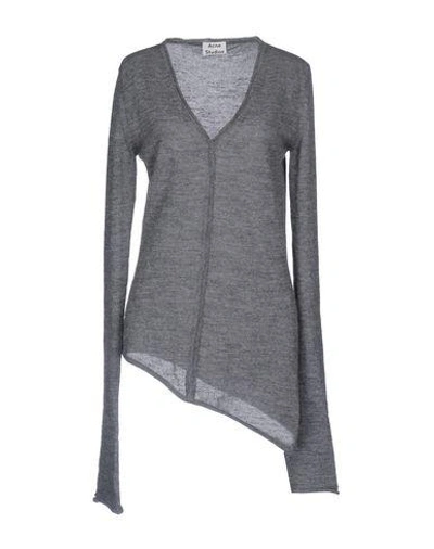 Shop Acne Studios Sweater In Grey