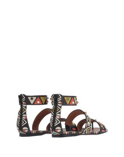 Shop Valentino Sandals In Black