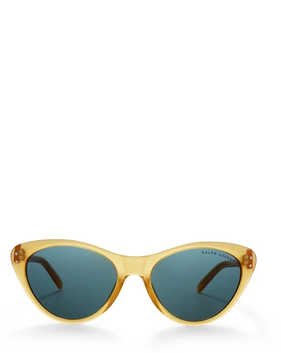 Ralph Lauren Cat Eye Sunglasses In Honey
