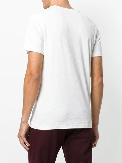 Shop Gucci Logo Print T-shirt In White