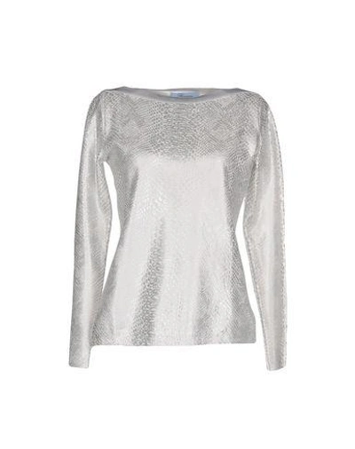 Blumarine Sweaters In Silver