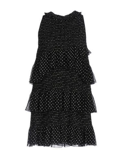 Giamba Short Dress In Black