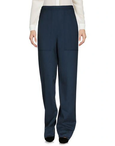 Lemaire Casual Pants In Slate Blue