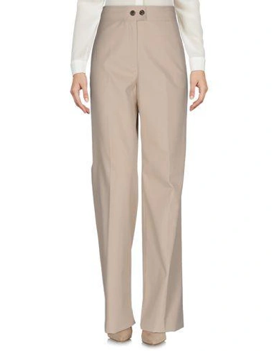 Shop Elizabeth And James Casual Pants In Beige