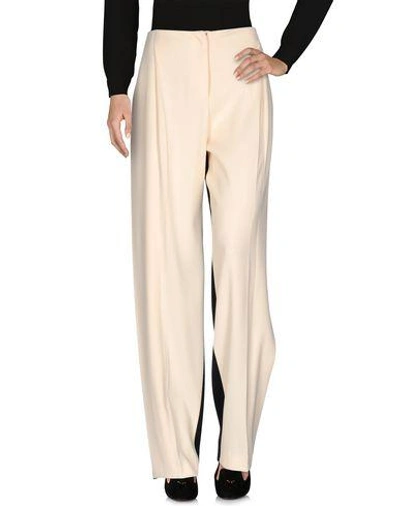 Cedric Charlier Casual Pants In Ivory