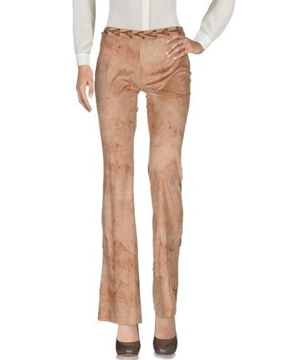 Just Cavalli Casual Trousers In Camel