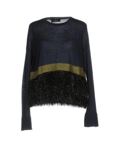 Shop Capucci Sweater In Dark Blue