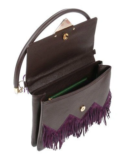 Shop Sara Battaglia Shoulder Bag In Cocoa