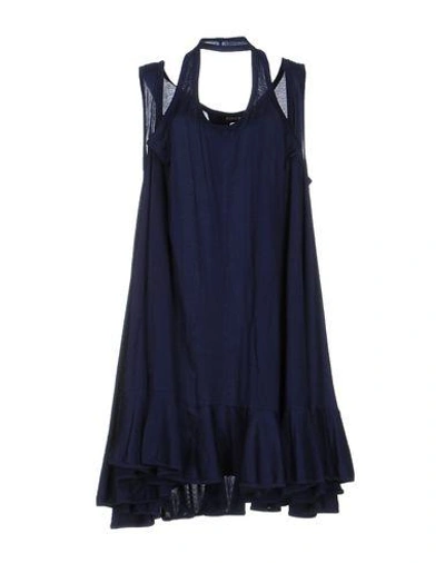 Zucca Short Dresses In Dark Blue