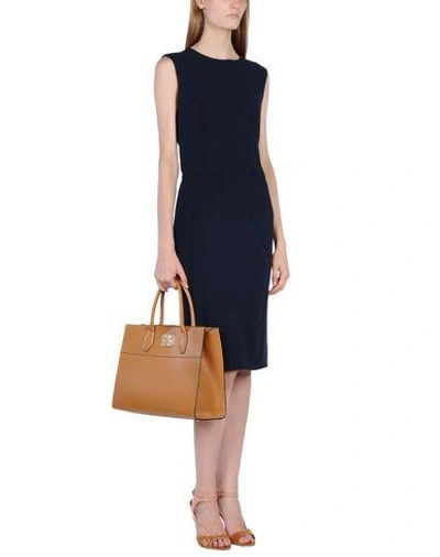 Shop Givenchy Knee-length Dresses In Dark Blue