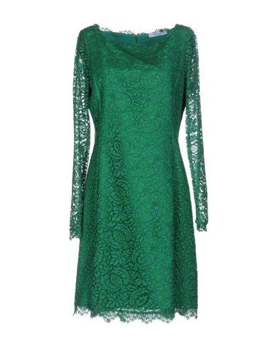 Blumarine Short Dresses In Green