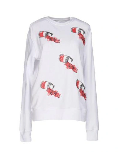 Shop Au Jour Le Jour Sweatshirt In White