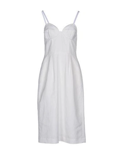 Dries Van Noten Knee-length Dresses In White