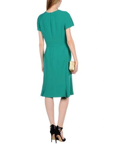 Shop Alexander Mcqueen Knee-length Dresses In Green