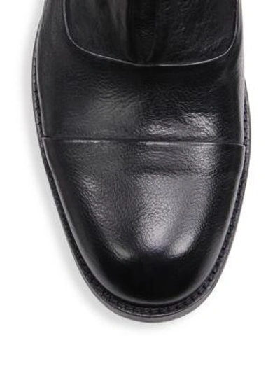 Shop John Varvatos Jacob Leather Derby Shoes In Black