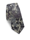 BURBERRY Stanfield Floral Silk Tie