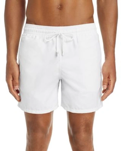 Shop Vilebrequin Moorea Solid Swim Trunks In White