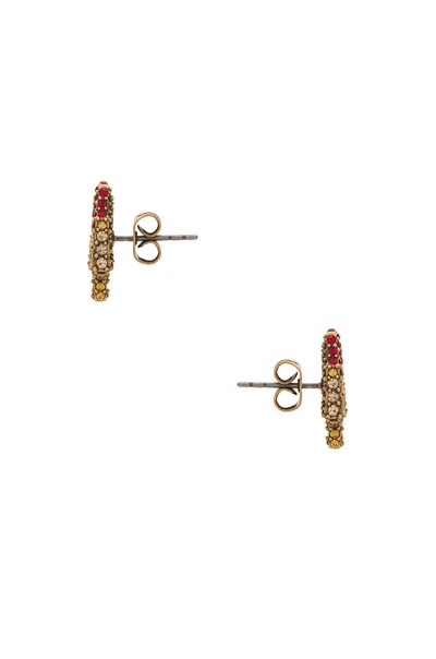 Shop Marc Jacobs Rocket Lolli Studs In Metallic Gold. In Antique Gold