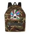 SAINT LAURENT Oversized Camouflage Backpack