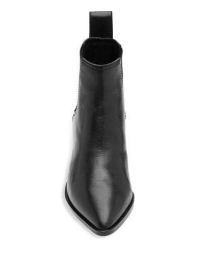 Shop Loeffler Randall Nellie Tumbled Leather Chelsea Boots In Black