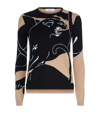 Valentino Cashmere Panther Sweater