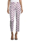 PRADA Pantalone Popeline Printed Pants,0400095235133