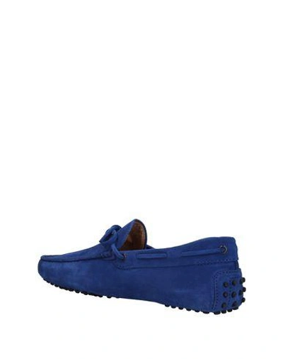 Shop Tod's Loafers In Azure