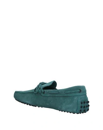 Shop Tod's Loafers In Turquoise