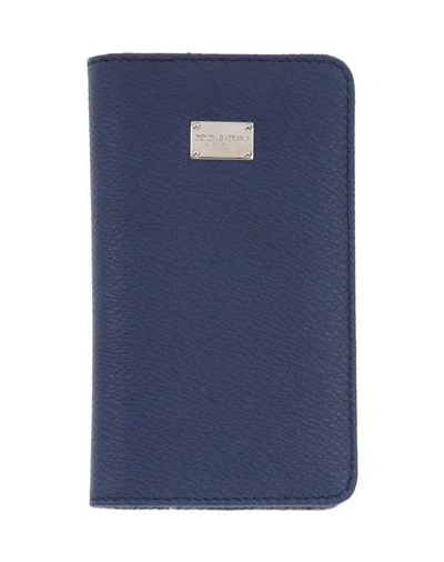 Dolce & Gabbana Smartphone Case In Blue
