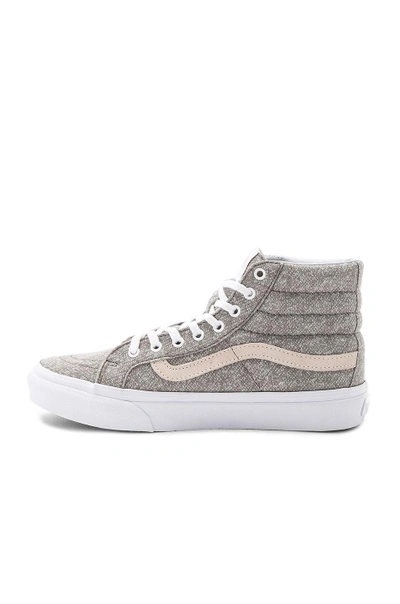 Shop Vans Sk8-hi Slim Sneaker In Gray