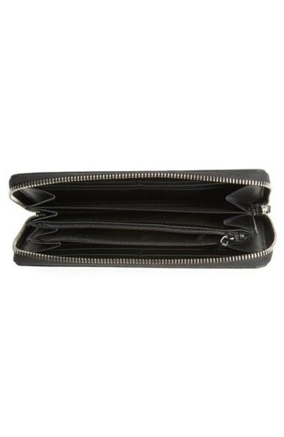 Shop Gucci Zip Wallet In Black