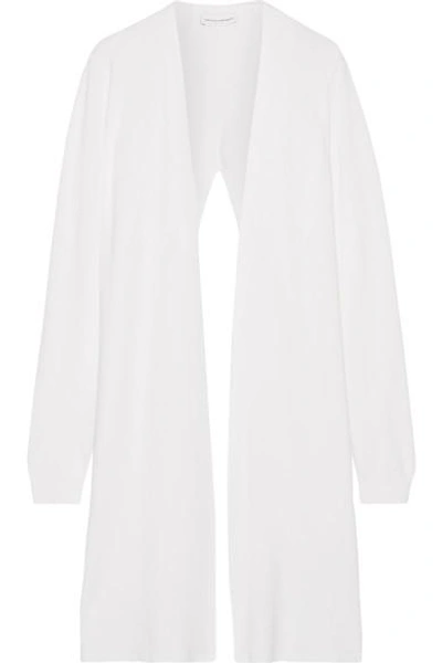 Shop Narciso Rodriguez Cutout Wool And Cashmere-blend Cardigan