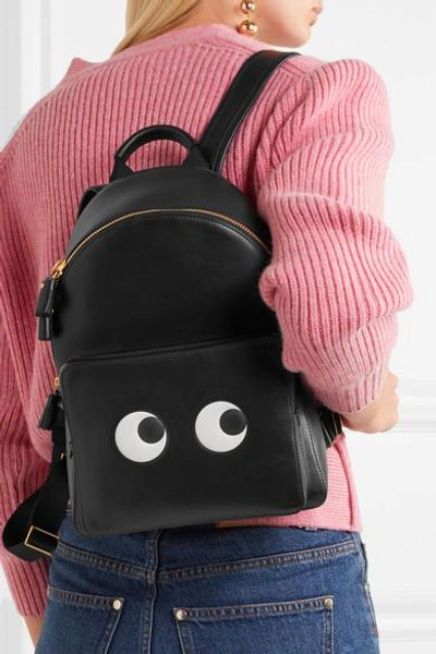 Shop Anya Hindmarch Eyes Mini Leather Backpack