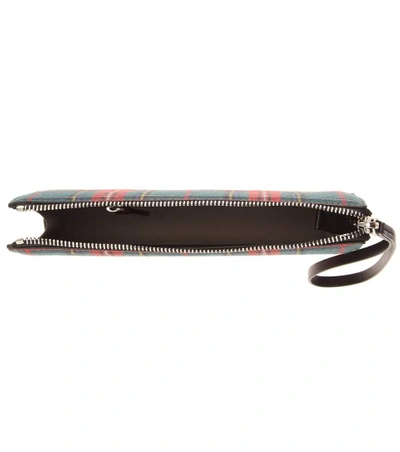 Shop N°21 Plaid Wool Clutch In Multicolor