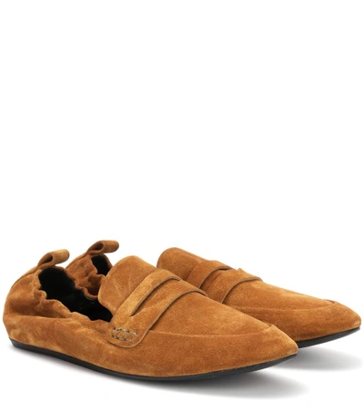Lanvin Classic Soft Penny Loafers In Gieger Red