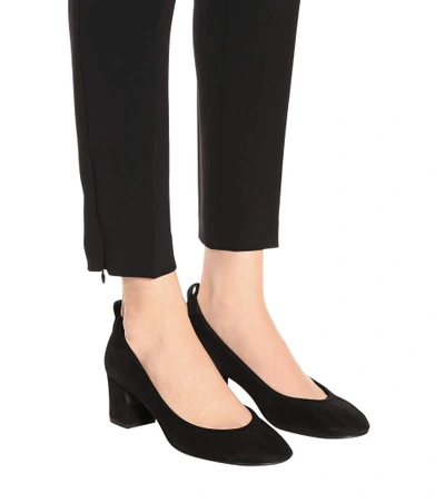 Shop Lanvin Suede Pumps In Llack