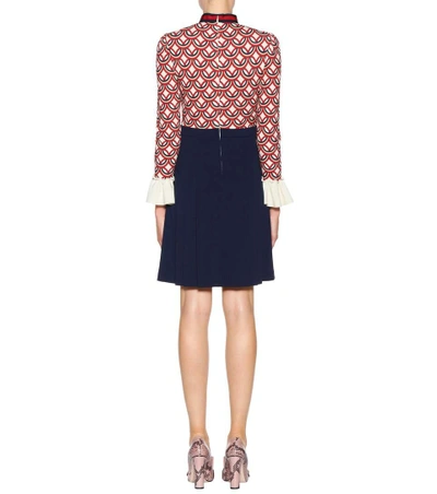 Shop Gucci Printed Dress In Female